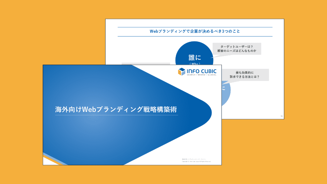 海外向けWebブランディング戦略・構築術ホワイトペーパーの画像